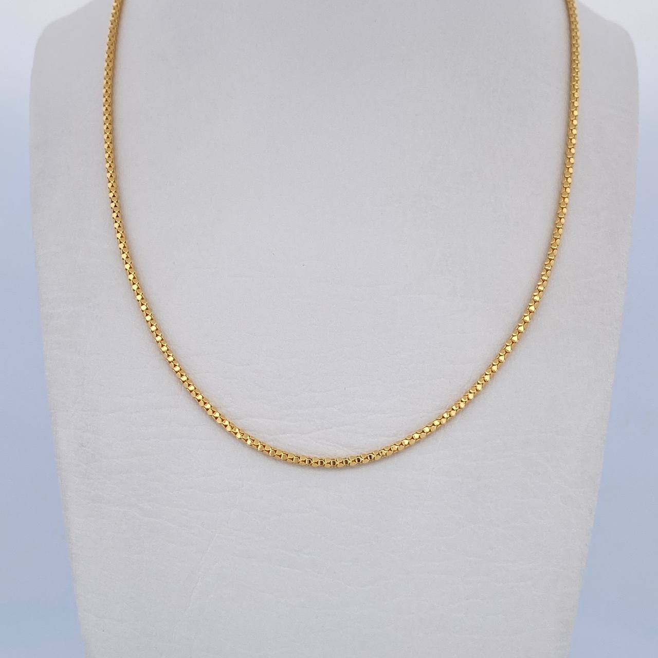 Cadena Cordon 4.6gr / 45cm / 1.5mm Oro Amarillo +3 18K $