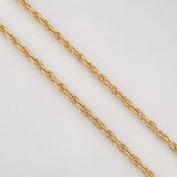 Cadena Singapur Moño Diamante 40pts 5g / 40cm / 1.24mm Oro Amarillo 18K