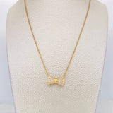 Cadena Singapur Moño Diamante 40pts 5g / 40cm / 1.24mm Oro Amarillo 18K