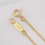 Cadena Rolo Corazon Diamante 12pts 2.55g / 40cm / 1mm Oro Amarillo 18K