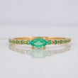 Anillo Churumbela Esmeraldas 29pts 1.4g / T7 Oro Amarillo 18K