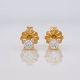 Topos Destello Diamante 12pts 0.8g / 2.82mm Oro Amarillo 18K