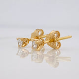 Topos Destello Diamante 12pts 0.8g / 2.82mm Oro Amarillo 18K