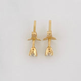 Topos Destello Diamante 12pts 0.8g / 2.82mm Oro Amarillo 18K