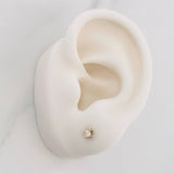 Topos Destello Diamante 12pts 0.8g / 2.82mm Oro Amarillo 18K