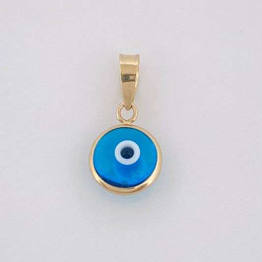 Dije Ojo Turco 0.4g / 1.5cm Oro Amarillo 18K