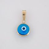 Dije Ojo Turco 0.4g / 1.5cm Oro Amarillo 18K