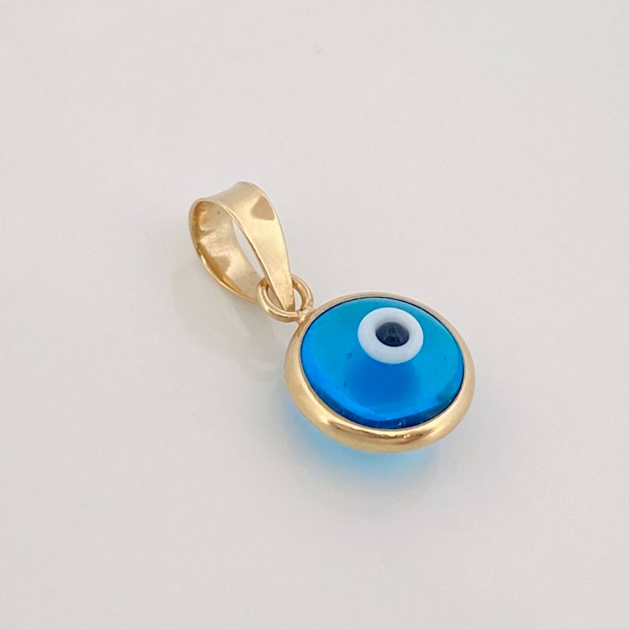 Dije Ojo Turco 0.4g / 1.5cm Oro Amarillo 18K