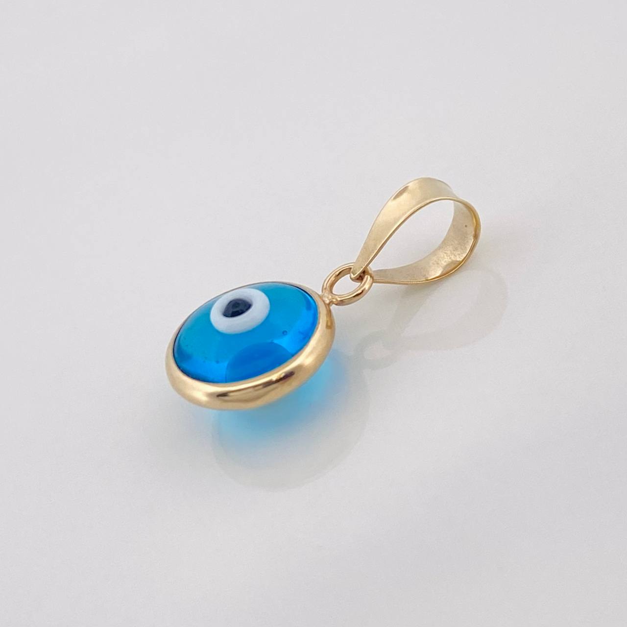 Dije Ojo Turco 0.4g / 1.5cm Oro Amarillo 18K