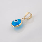 Dije Ojo Turco 0.4g / 1.5cm Oro Amarillo 18K