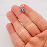 Dije Ojo Turco 0.4g / 1.5cm Oro Amarillo 18K