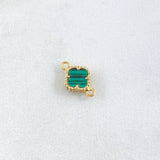 Herraje Trebol Trebol 0.75gr / 1.3cm / Oro Amarillo Nac.Esp. 18K ©