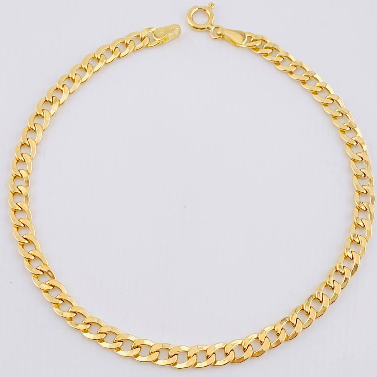 Pulso Cubano 2.75gr / 20.5cm / 4.2mm Oro Amarillo +1 18K