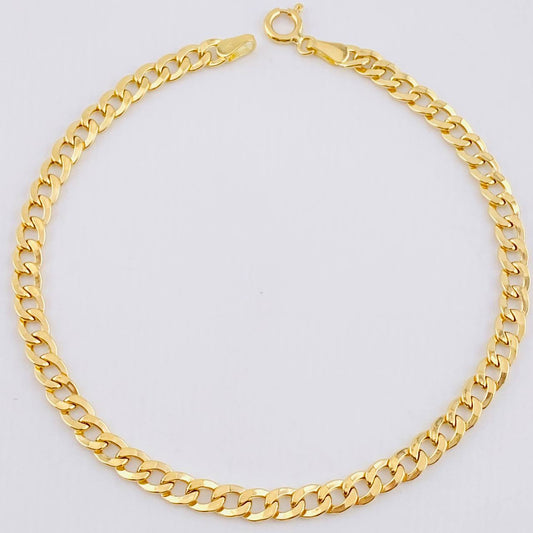 Pulso Cubano 2.75gr / 20.5cm / 4.2mm Oro Amarillo +1 18K
