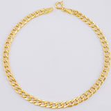 Pulso Cubano 2.75gr / 20.5cm / 4.2mm Oro Amarillo +1 18K