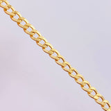 Pulso Cubano 2.95gr / 19.5cm / 4.2mm Oro Amarillo +1 18K