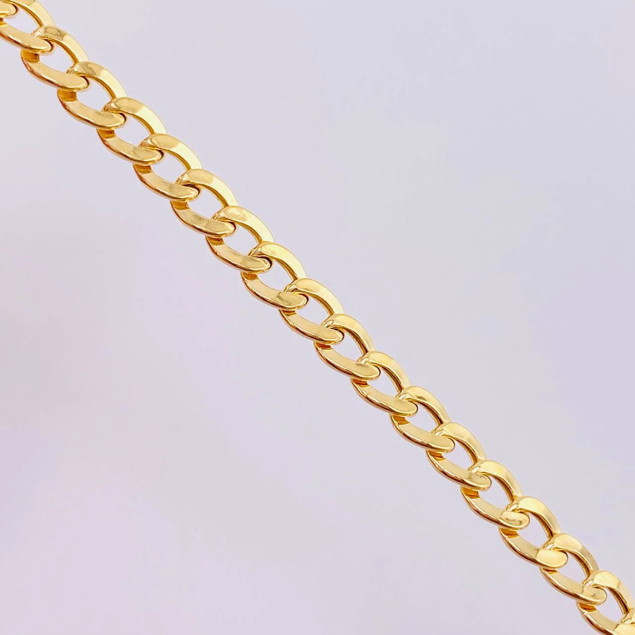 Pulso Cubano 4.1 g / 19.5 cm / 4 mm Oro Amarillo 18K