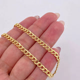 Pulso Cubano 4 g / 19.5 cm / 4 mm Oro Amarillo 18K