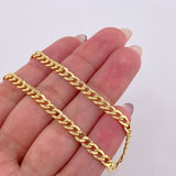 Pulso Cubano 2.75gr / 20.5cm / 4.2mm Oro Amarillo +1 18K