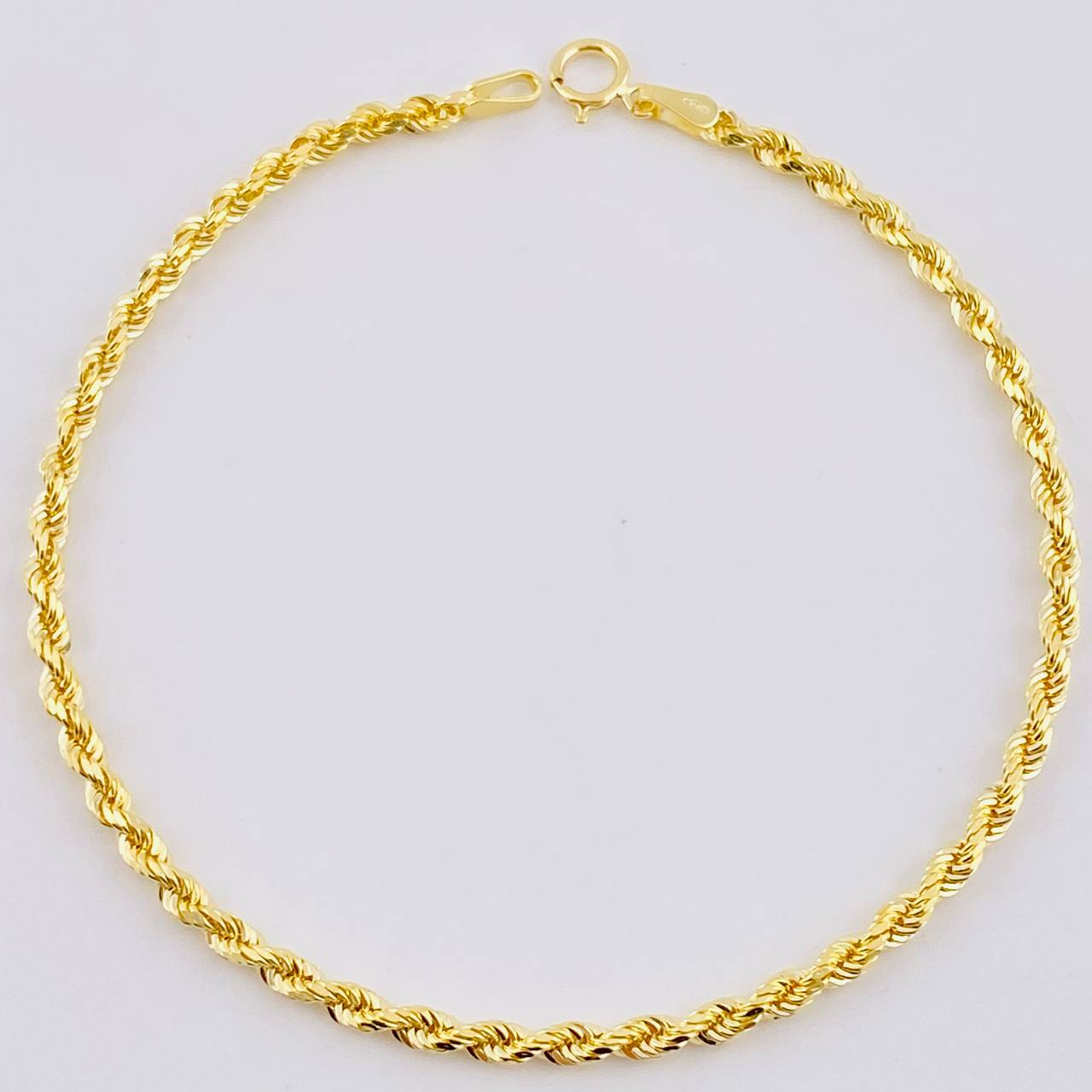 Pulso Lazo 2.4gr / 19.5cm / 2.5mm Oro Amarillo +3 18K *