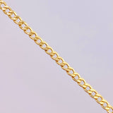 Pulso Cubano 1.15gr / 20.5cm / 2.45mm Oro Amarillo +1 18K ©