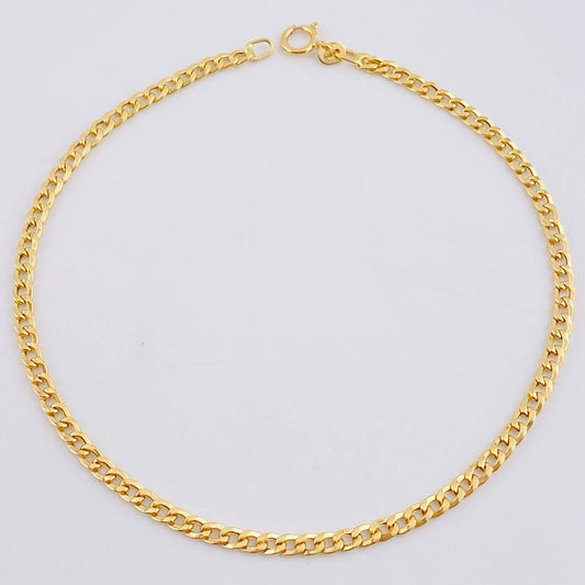 Pulso Cubano 1g / 19.3cm / 2.3mm Oro Amarillo 18K