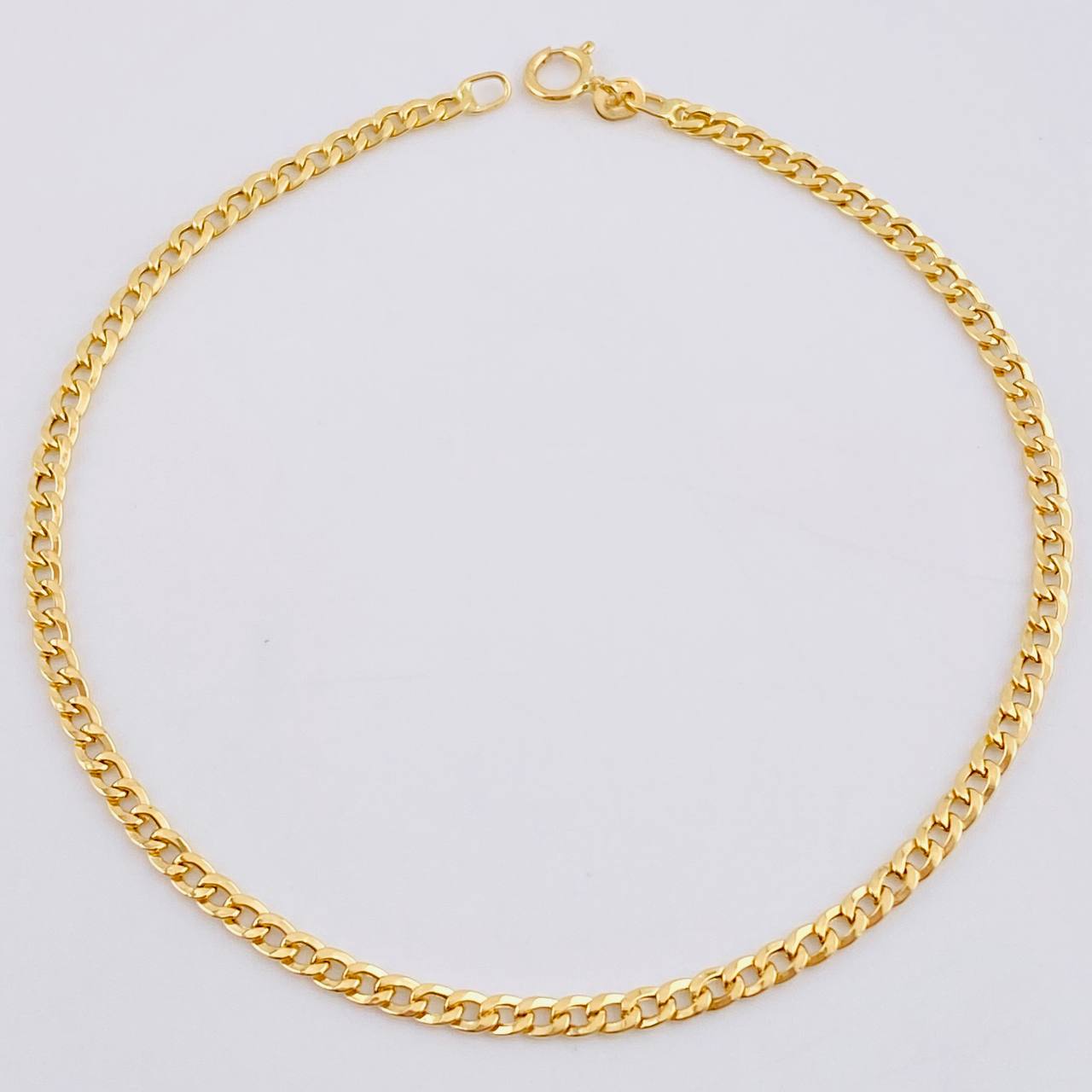 Pulso Cubano 1.1gr / 19.5cm / 2.50mm Oro Amarillo +1 18K