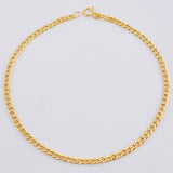 Pulso Cubano 1.1gr / 19.5cm / 2.50mm Oro Amarillo +1 18K