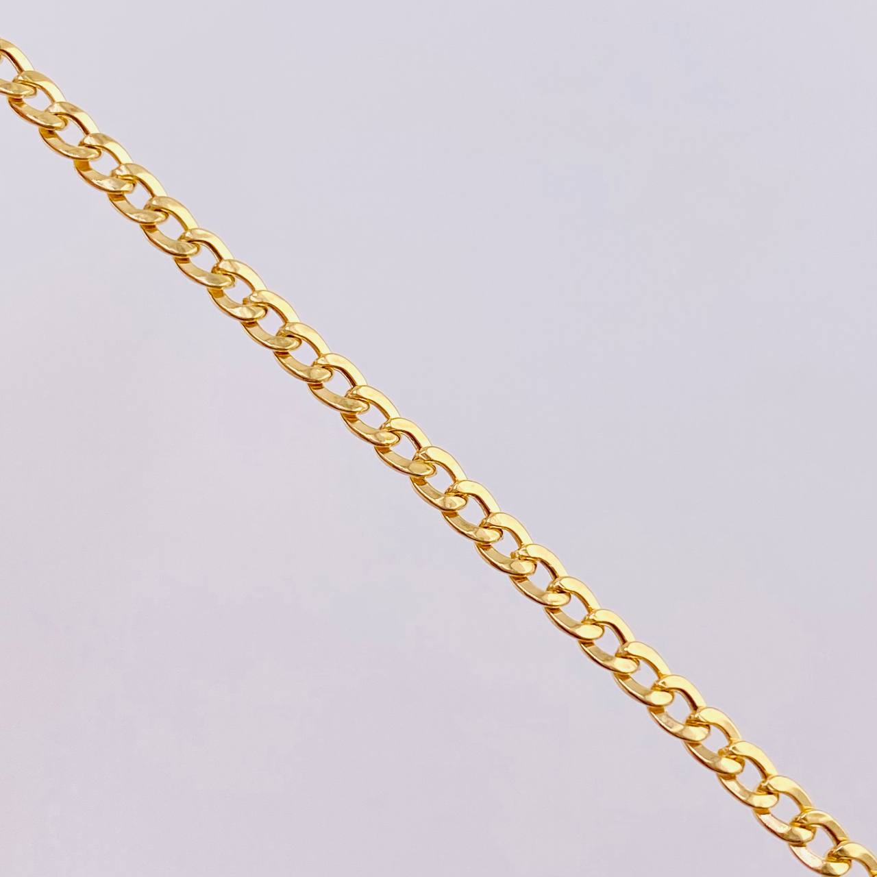 Pulso Cubano 1g / 19.4cm / 2.3mm Oro Amarillo 18K
