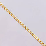 Pulso Cubano 1.6gr / 18.5cm / 2.4mm Oro Amarillo +1 18K ©