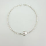 Pulso Tenis Virgen Guadalupe 4.05gr / 20.5cm-17.5cm / 2.3mm Plata 925 *