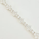 Pulso Borde De Estrella 10.55gr / 18.5cm / 3mm Plata 925 *