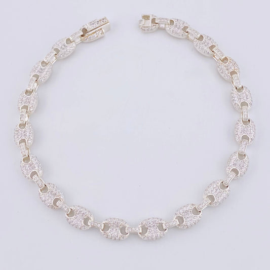 Pulso GC Túpido 13.3gr / 20cm / 6.2mm Plata 925