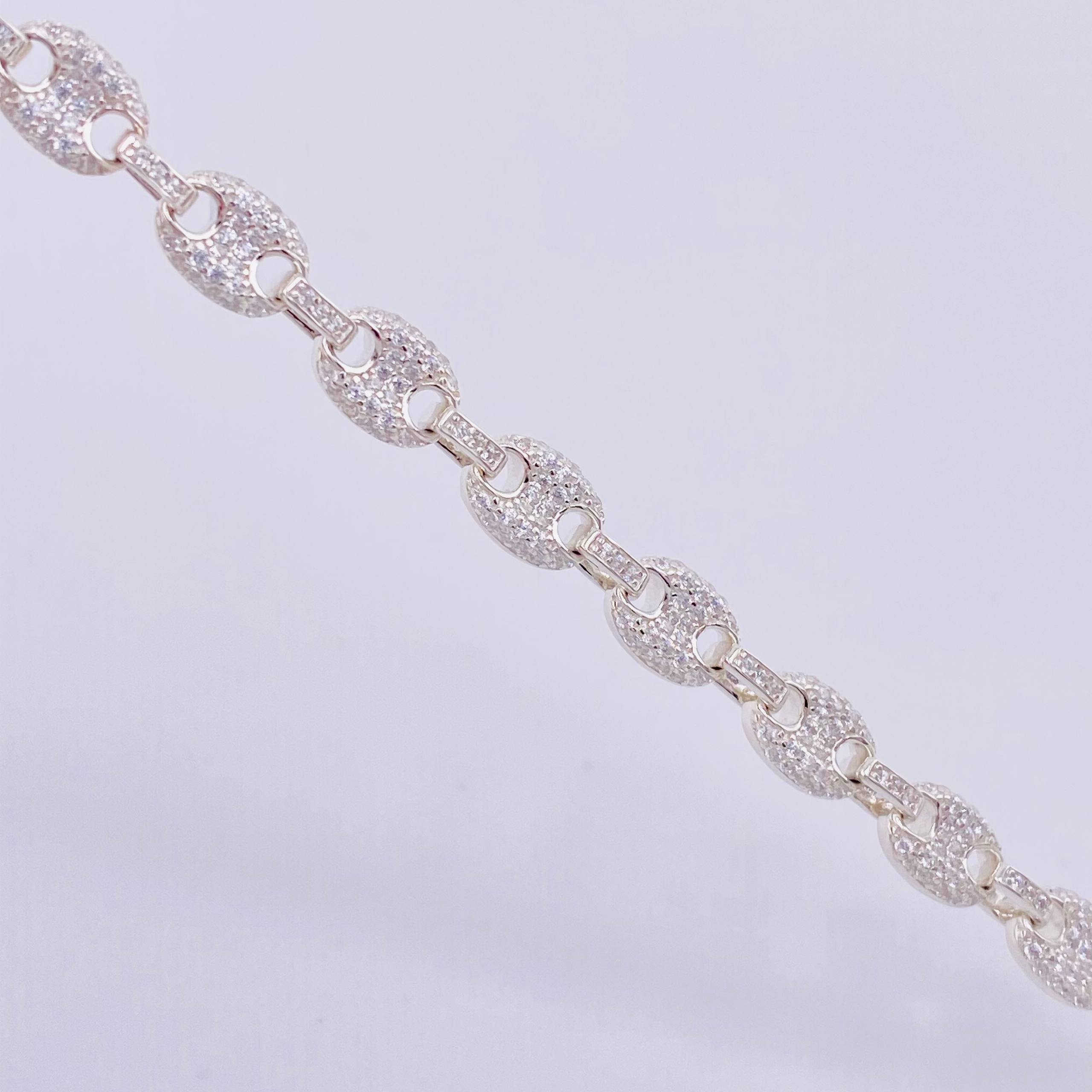 Pulso GC Túpido 13.3gr / 20cm / 6.2mm Plata 925