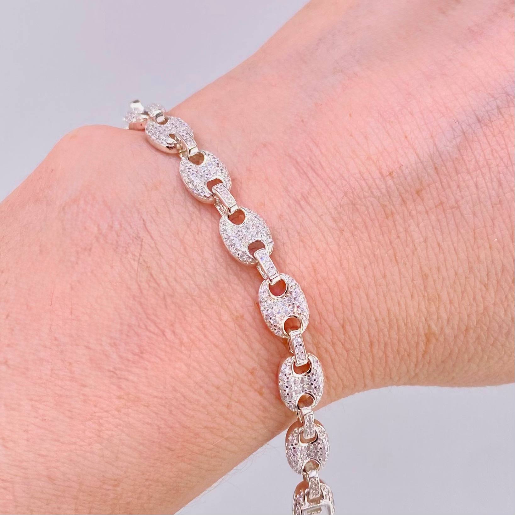 Pulso Gc 13.55g / 20cm / 6.1mm Plata 925