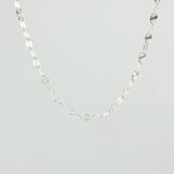 Cadena Flor Espejo 4.8gr / 50cm / 3.4mm Plata 925