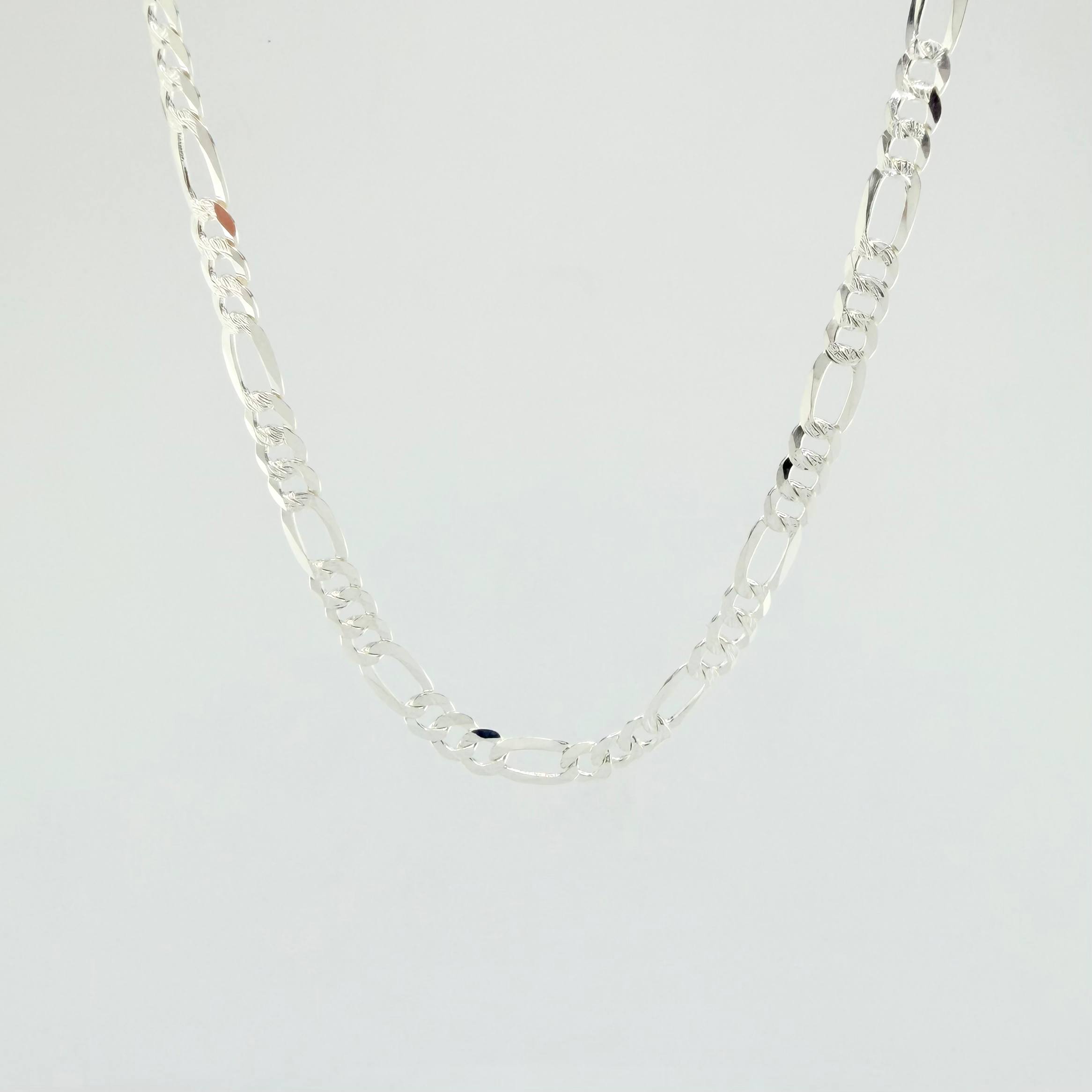 Cadena Figaro 23.9gr / 70cm / 6mm Plata 925