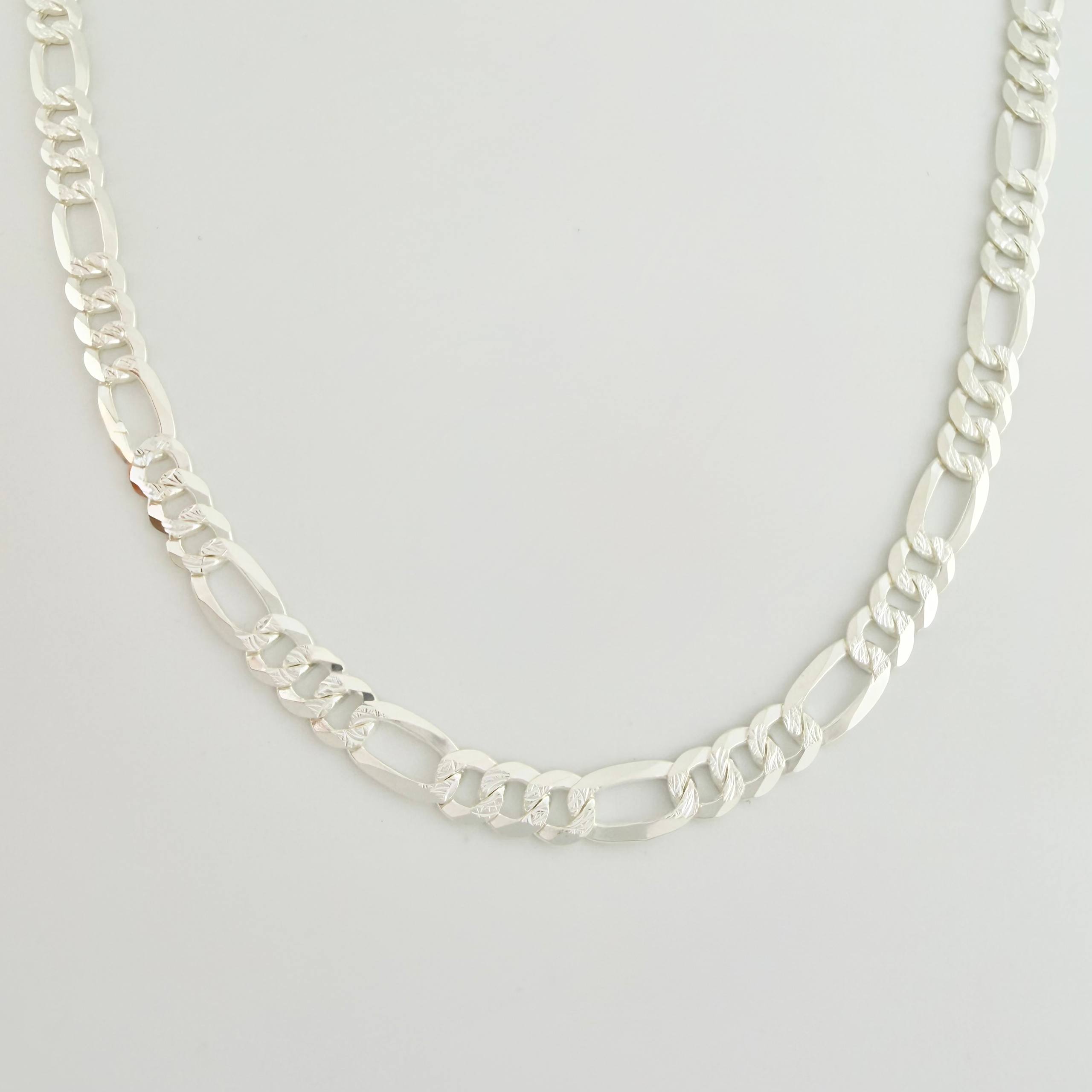 Cadena Figaro 23.9gr / 70cm / 6mm Plata 925