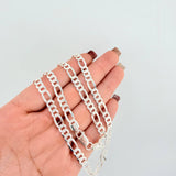 Cadena Figaro 23.9gr / 70cm / 6mm Plata 925