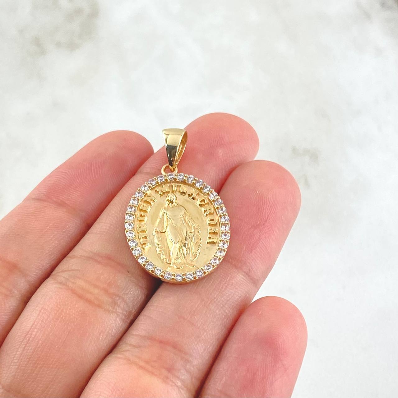 Dije Virgen Milagrosa 4.35gr / 3cm / Oro 18K *