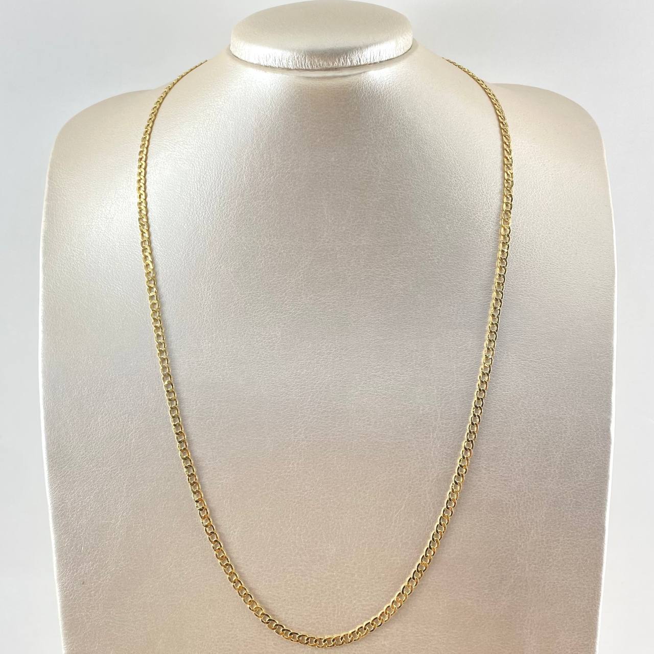 Cadena Cubana 4.85gr / 60cm / +1 Oro 18K