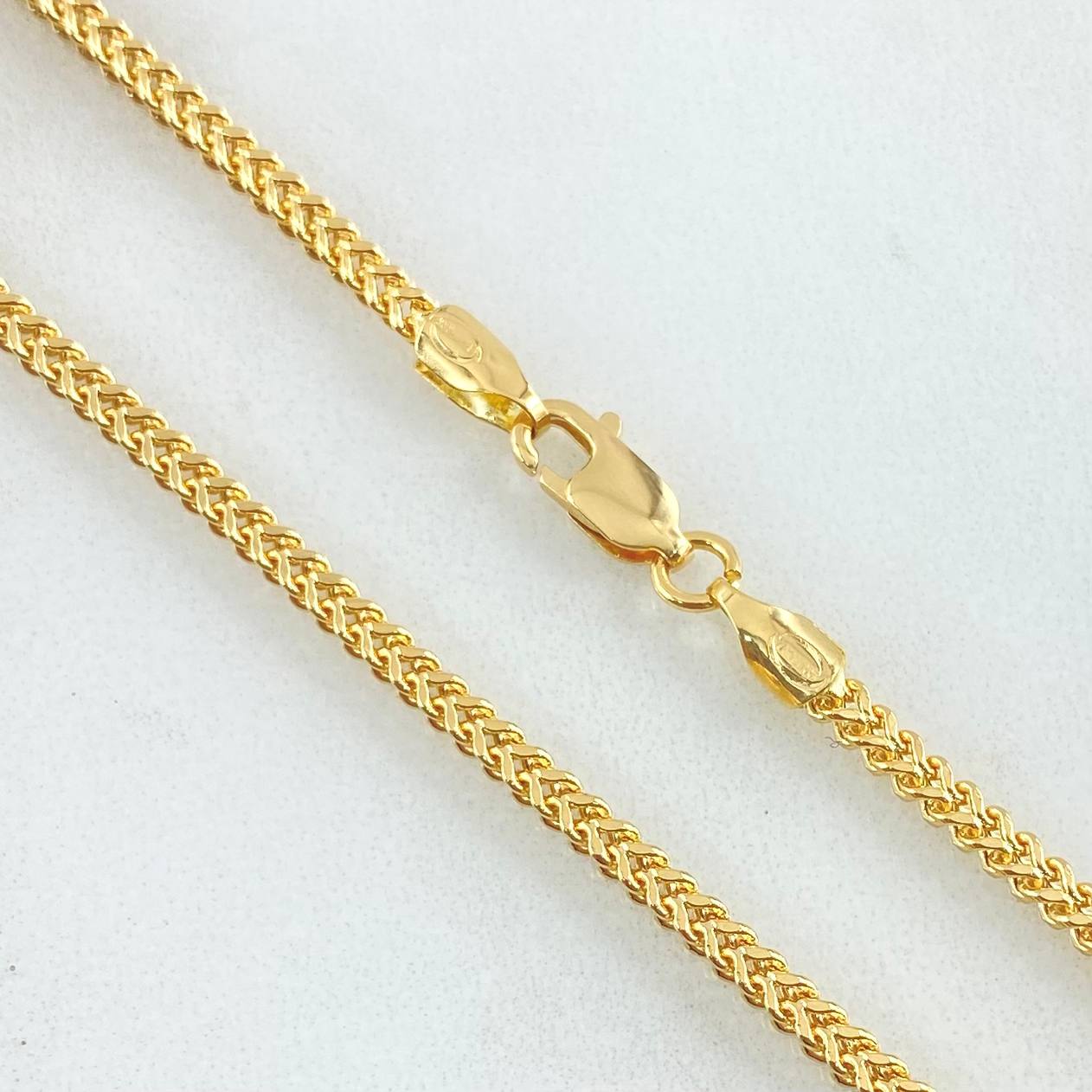 Cadena Franco 7.55gr / 50cm / +3 Oro 18K *