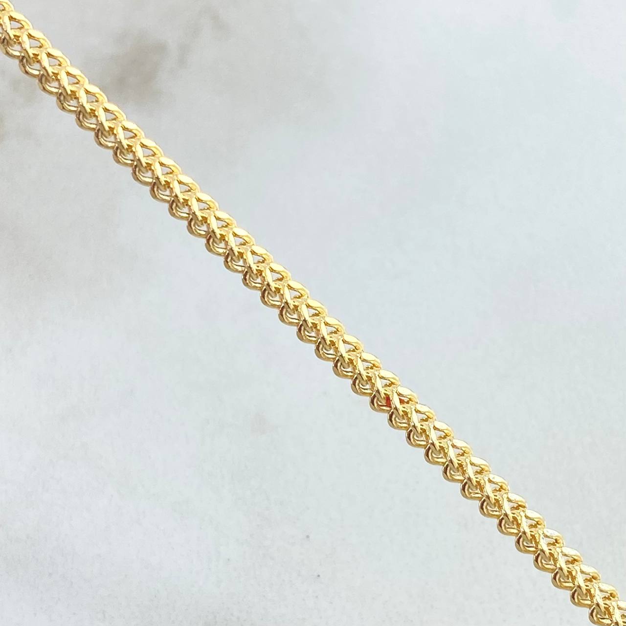 Cadena Franco 7.55gr / 50cm / +3 Oro 18K *