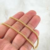 Cadena Franco 7.45gr / 50cm / 2.4mm Oro Amarillo +3 18K