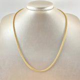 Cadena Franco 5.9gr / 50cm / 2.2mm Oro Amarillo +3 18K ©