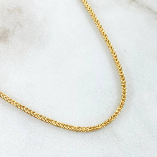 Cadena Franco 7.35gr / 50cm / 2.1mm Oro Amarillo +3 18K *