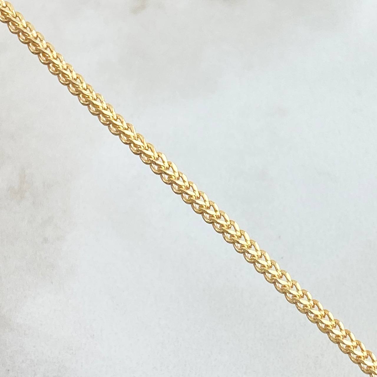 Cadena Franco 4.9gr / 45cm / +3 Oro 18K *
