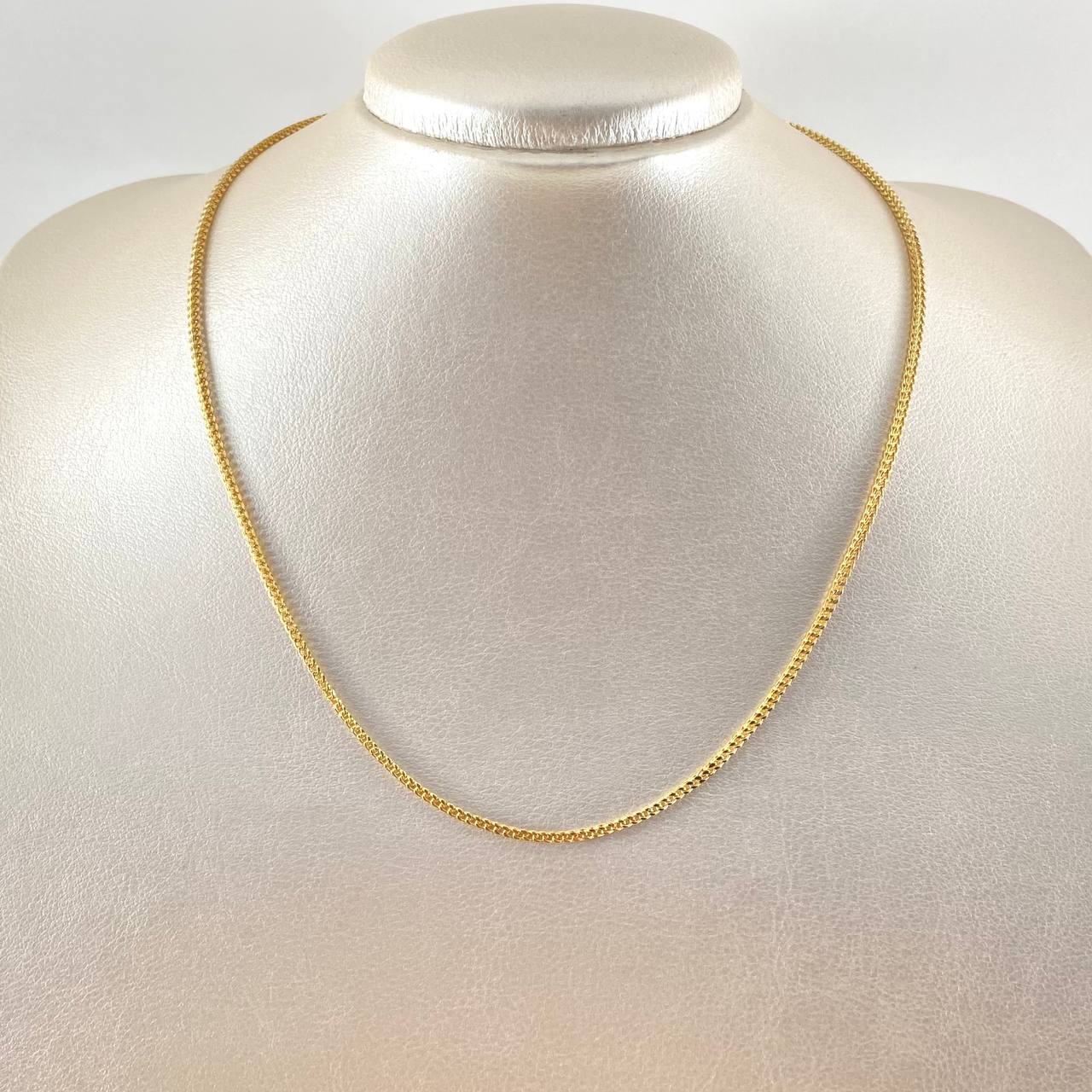 Cadena Franco 3.85gr / 60cm / +3 Oro 18K