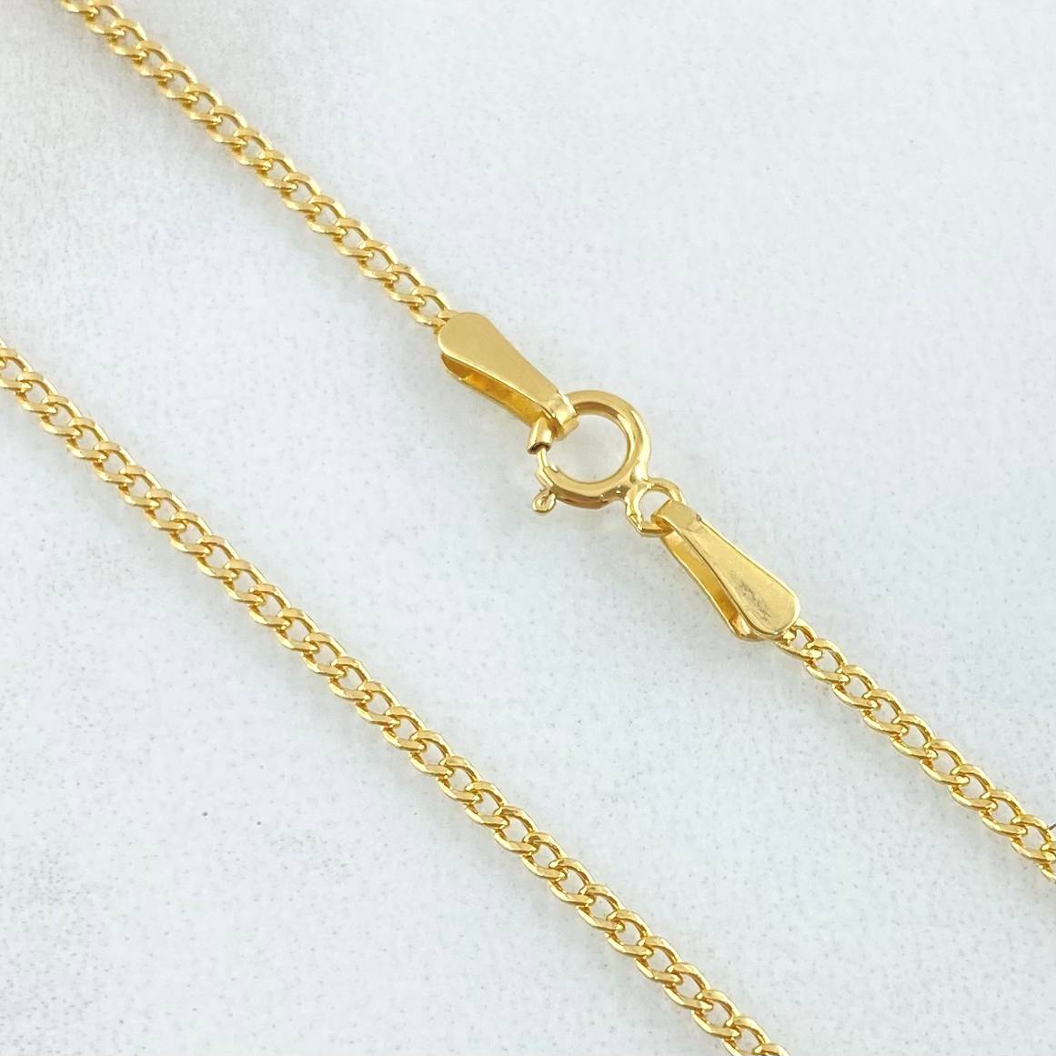 Cadena Cubana 1.85gr / 60cm / +1 Oro 18K