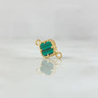 Herraje Trebol Trebol 0.75gr / 1.3cm / Oro Amarillo Nac.Esp. 18K ©